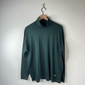 Patagonia Green Capilene Turtleneck Base Layer Long Sleeve size XL